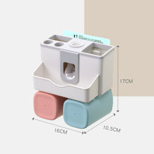 Load image into Gallery viewer, AODMUKI toothbrush holder toothpaste squeezer dispenser bathroom accessories sets bathroom storage box case household items