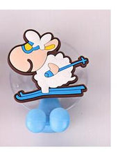 Load image into Gallery viewer, Cartoon sucker toothbrush holder suction hooks Multifunctional Animal suction cup Children bathroom set accessories Eco-Friendly