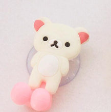 Load image into Gallery viewer, Cartoon sucker toothbrush holder suction hooks Multifunctional Animal suction cup Children bathroom set accessories Eco-Friendly