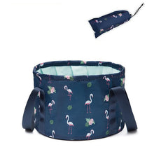 Load image into Gallery viewer, Foldable Basin Travel Camping Washbasin Bucket Fishing Folding Basin Foot Bath Sink Washing Basket Spa Foot Bath Bucket