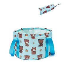 Load image into Gallery viewer, Foldable Basin Travel Camping Washbasin Bucket Fishing Folding Basin Foot Bath Sink Washing Basket Spa Foot Bath Bucket